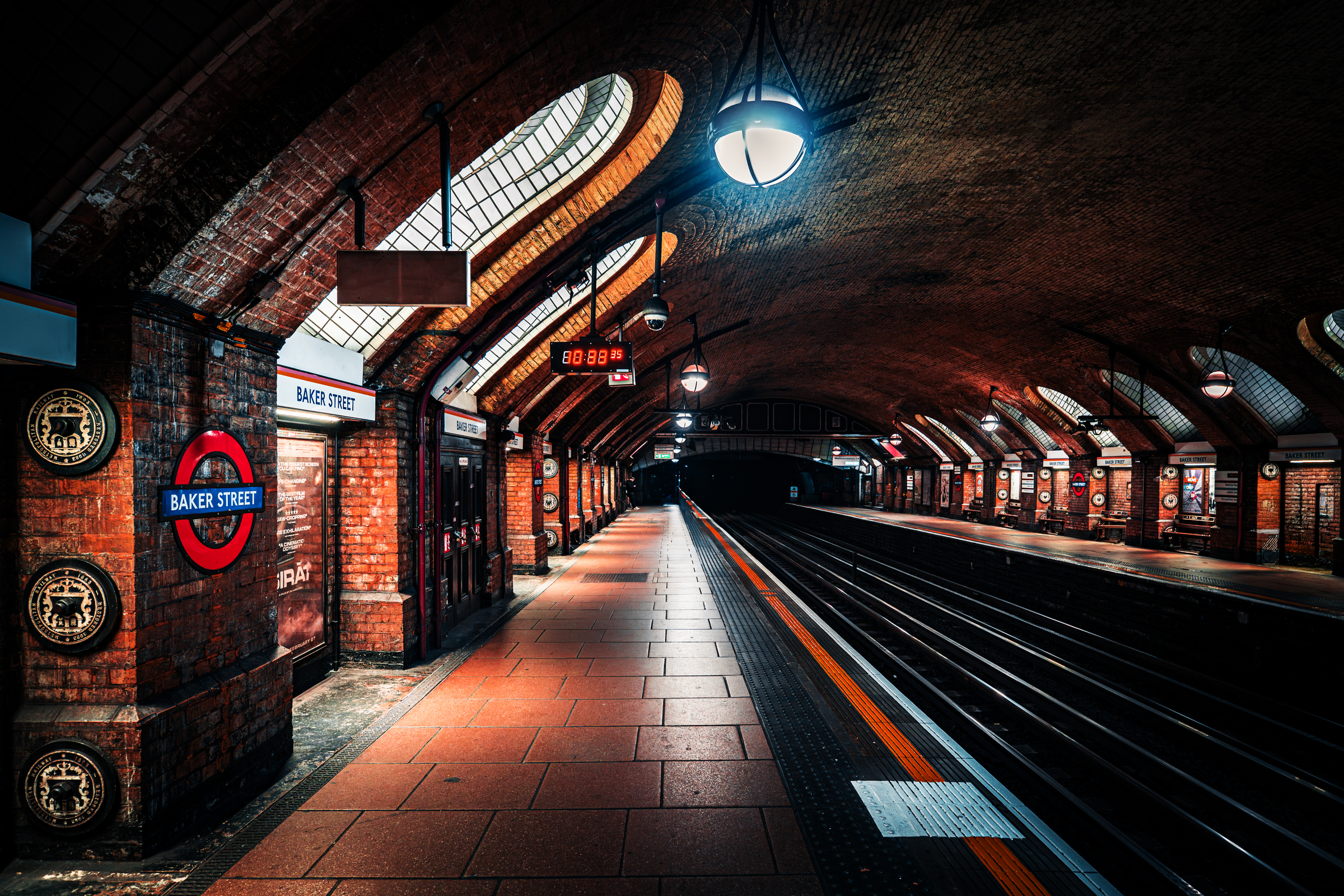 Subway Station Baker Street in Londo