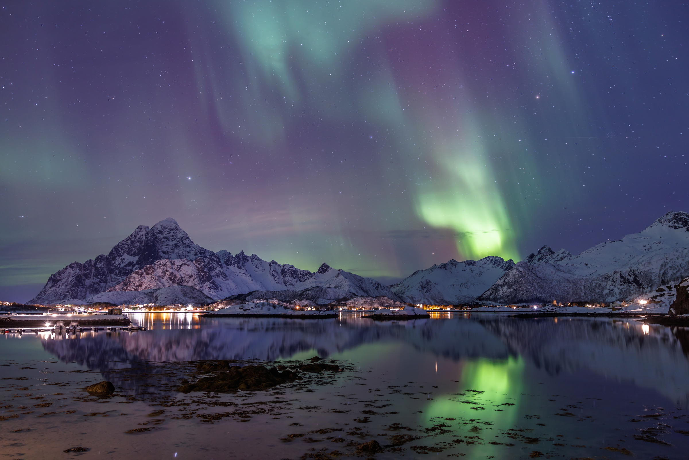 Aurora Borealis on the Lofots