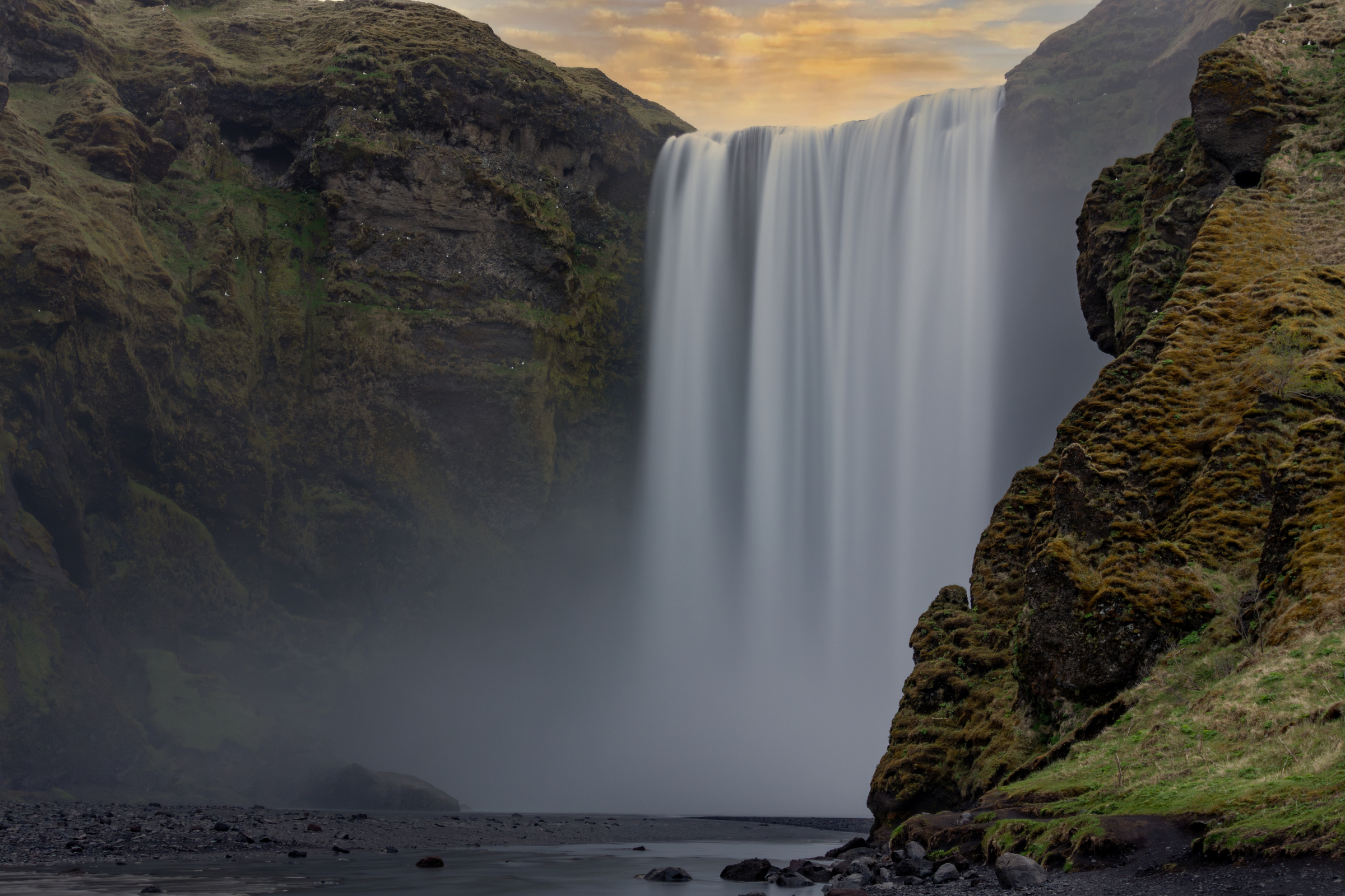 Skogafoss at morning Light